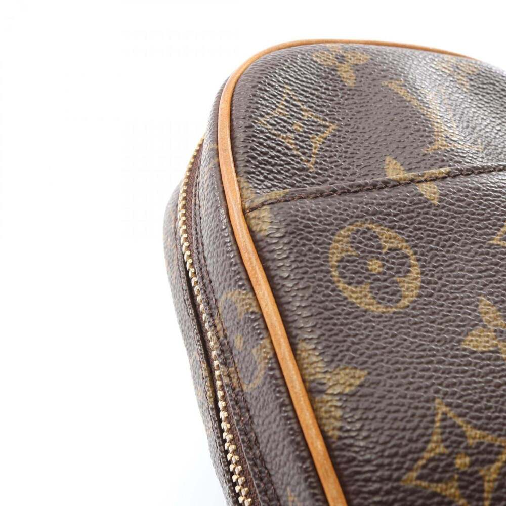 LOUIS VUITTON Authentic Brown Monogram Leather Pochette Fanny Pack - Picture 10 of 10